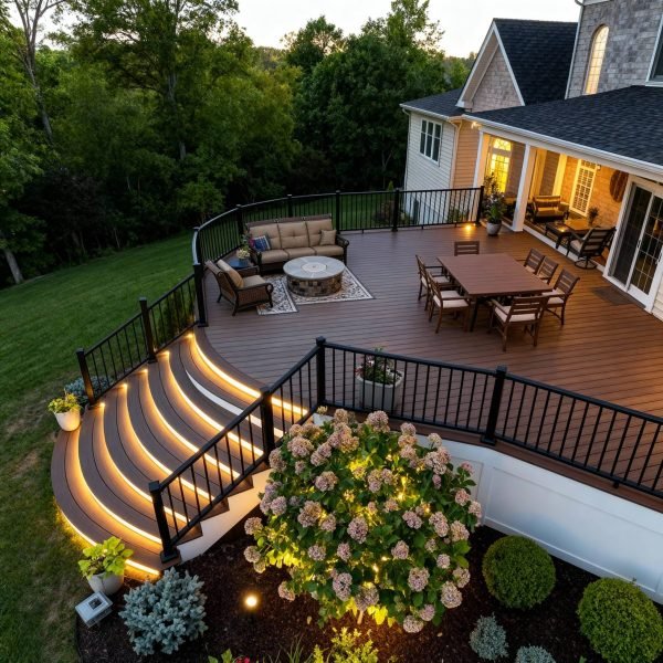 Deck installation in Gladwyne, PA by professional deck builders